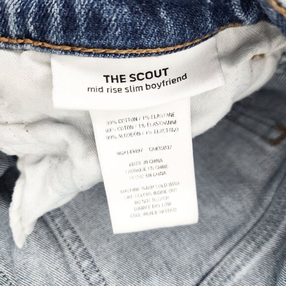 Joe's Jeans Button-Fly Mid-Rise Slim Boyfriend The Scout Womens‎ Size 27 - Picture 9 of 11